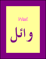Wael — 
   ​وائل​
