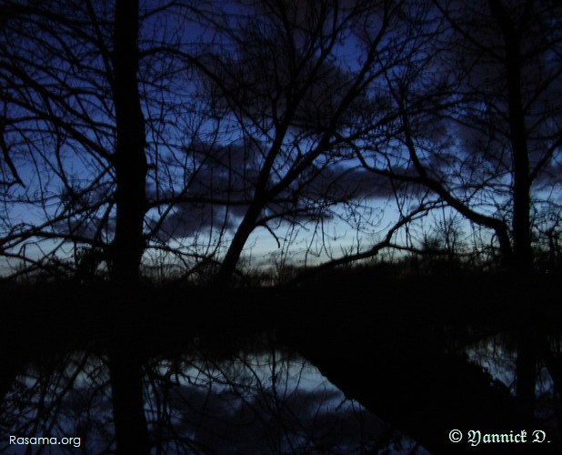 J’ai
                peur, il est temps de rentrer, je ne veux pas me perdre — Proximité
                de Metz — Abords du canal-direction Nancy
            